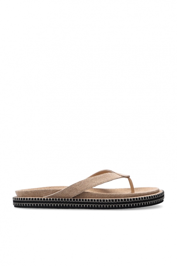 Jacquemus ‘Les Tatanes Blé’ flip-flops with logo